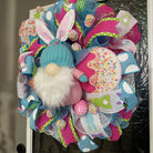 Easter Gnome Bunny Wreath