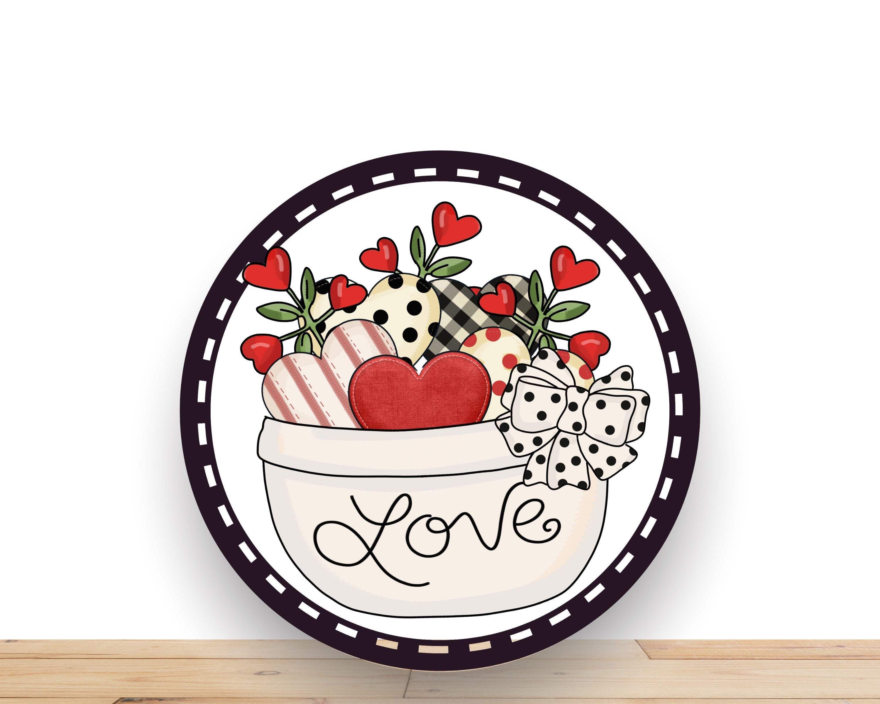 Farmhouse Love Wreath Sign