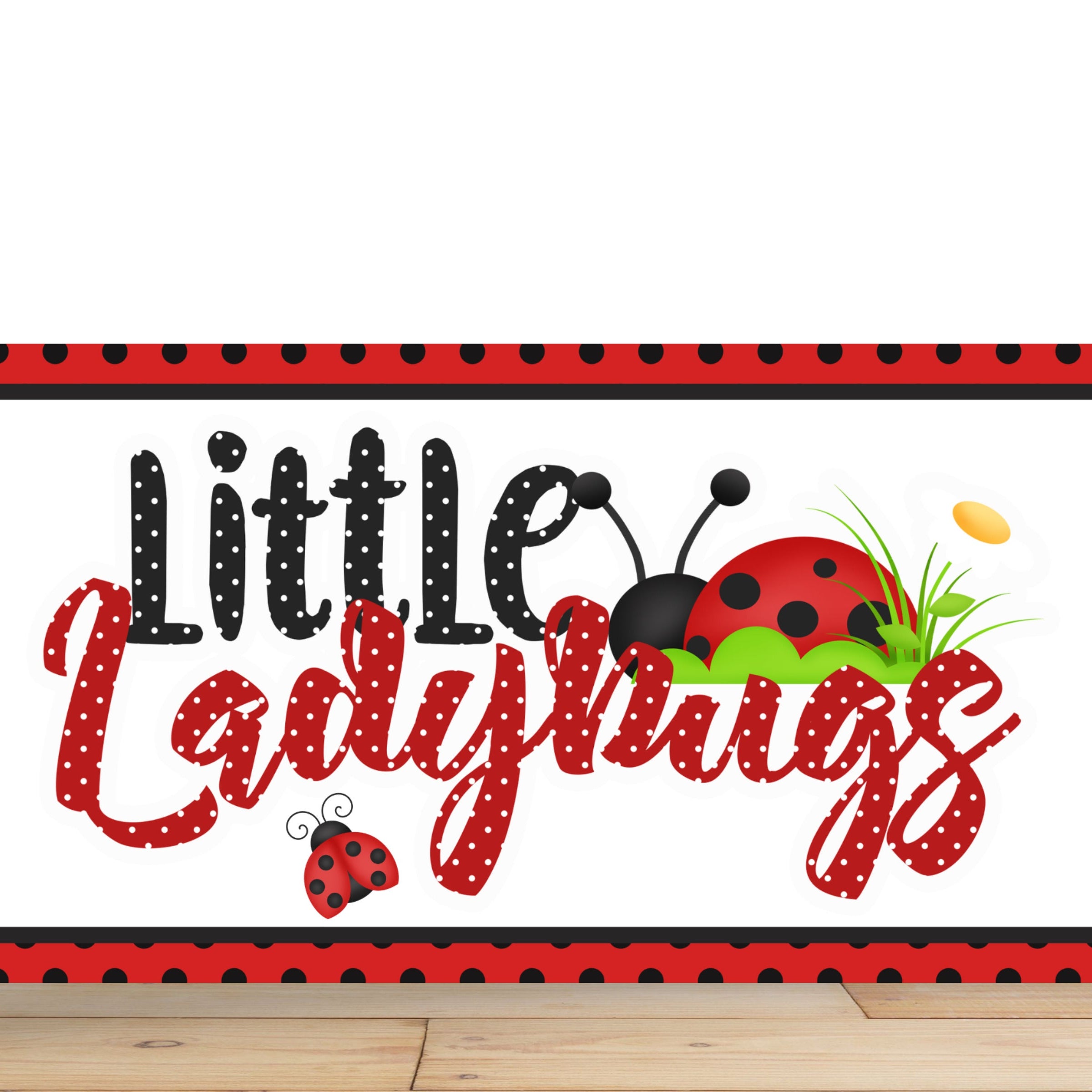 Ladybug Wreath Sign, Little Ladybugs Rectangle Metal Sign, Sign For Wreath, Desert Wreath Signs