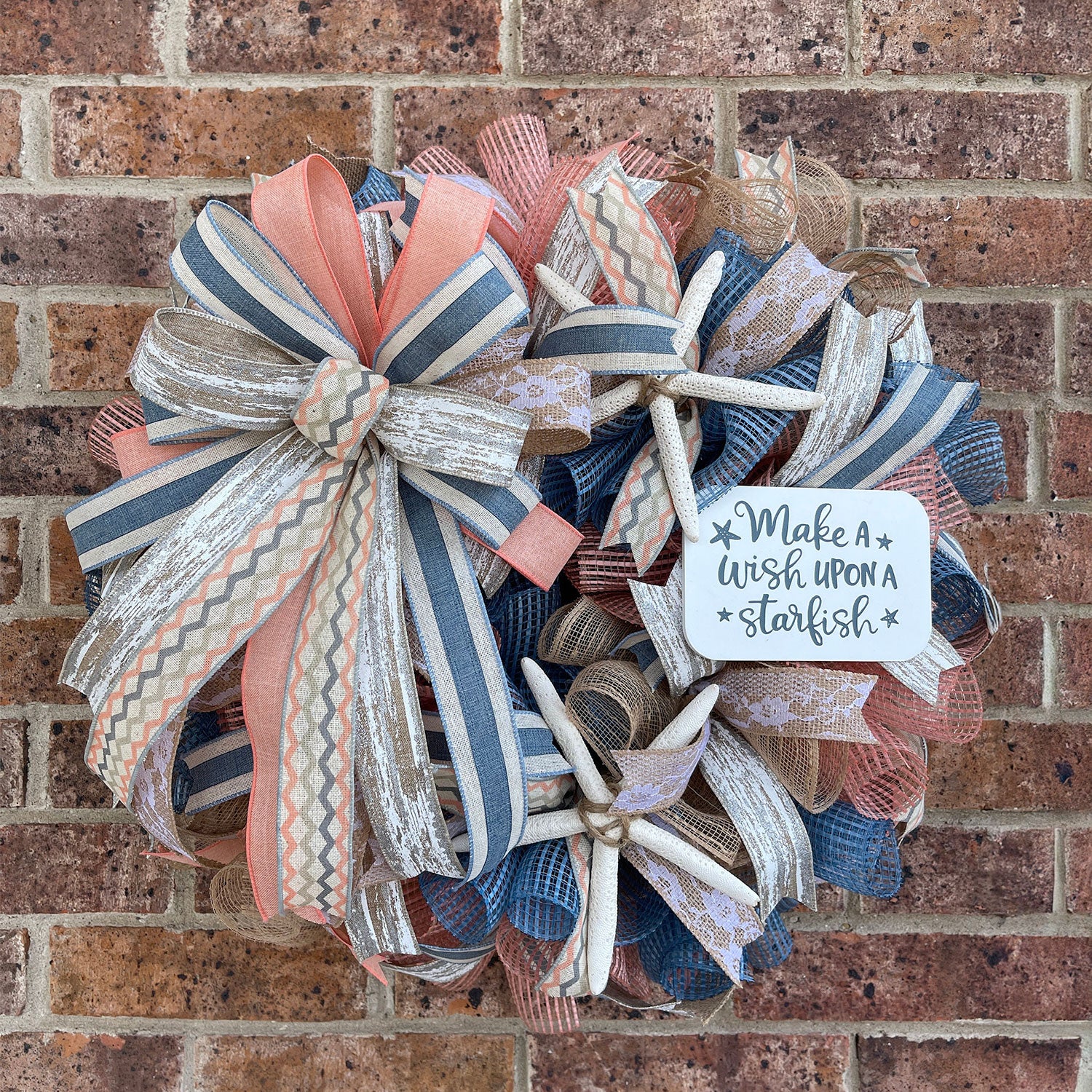 Coastal Starfish Wreath