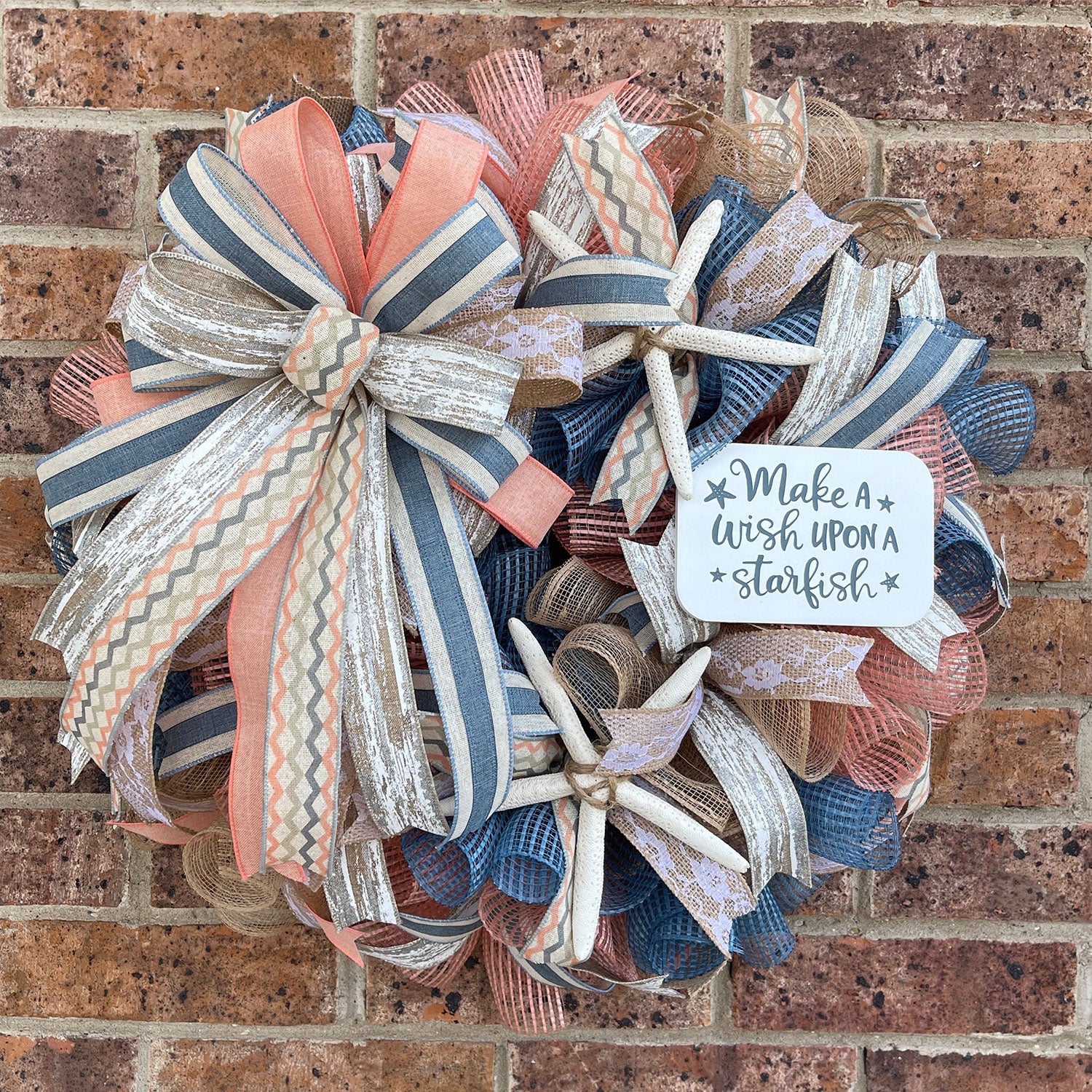 Coastal Starfish Wreath