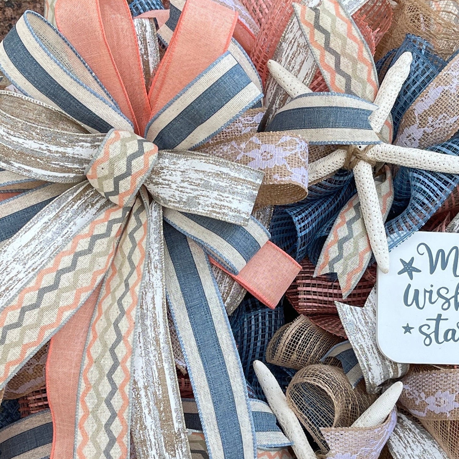 Coastal Starfish Wreath