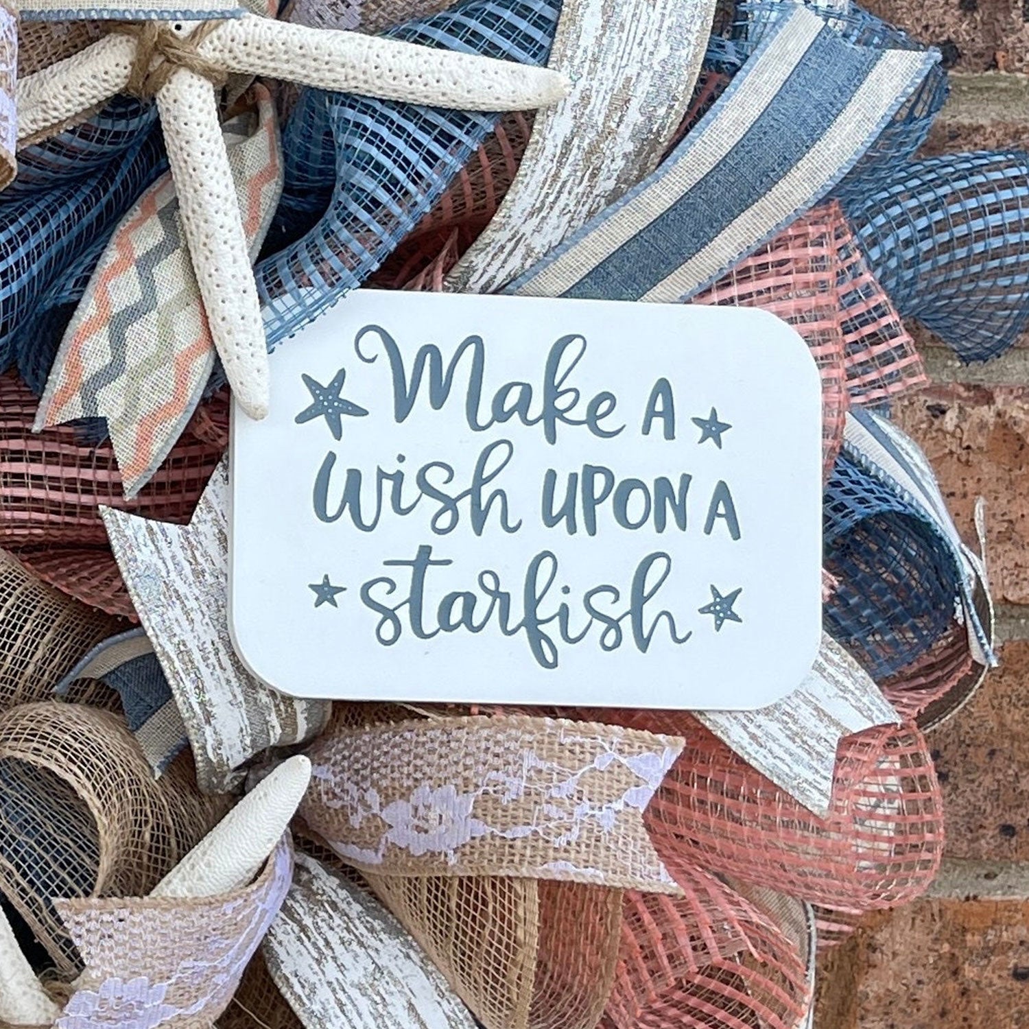 Coastal Starfish Wreath