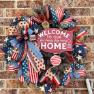 Flag Loving Home Patriotic Wreath 