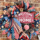 Flag Loving Home Patriotic Wreath 