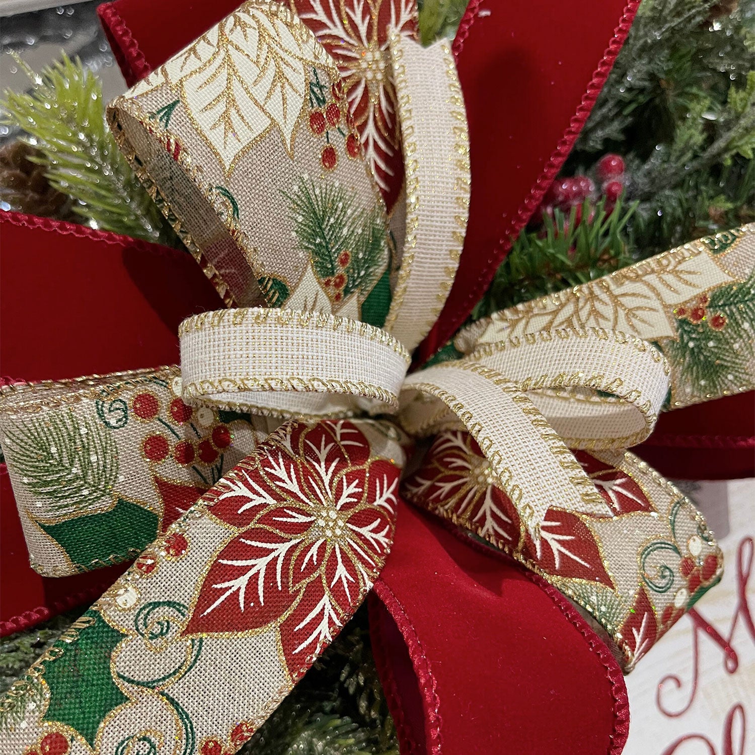 Merry Christmas Holiday Wreath