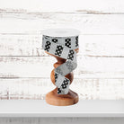 Polka Dot Stripe Wired Ribbon
