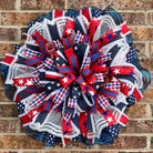 Queen Ann Patriotic Wreath – Star-Spangled Summer Beauty