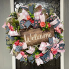 Rustic Welcome Wreath