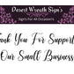 Christmas Wreath Sign, Frostys Winter Cafe Square Metal Sign, Sign For Wreath,Desert Wreath Signs
