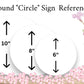Mother’s Day Wreath Sign, Happy Mother’s Day Round Metal Sign, Sign For Wreath, Desert Wreath Signs