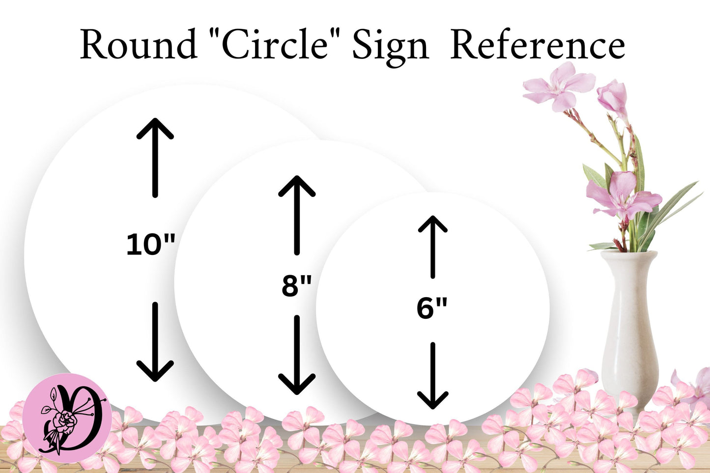 Mother’s Day Wreath Sign, Happy Mother’s Day Round Metal Sign, Sign For Wreath, Desert Wreath Signs