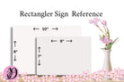 Christmas Wreath Sign, Special Delivery For Santa Claus Rectangle Metal Sign, Desert Wreath Signs