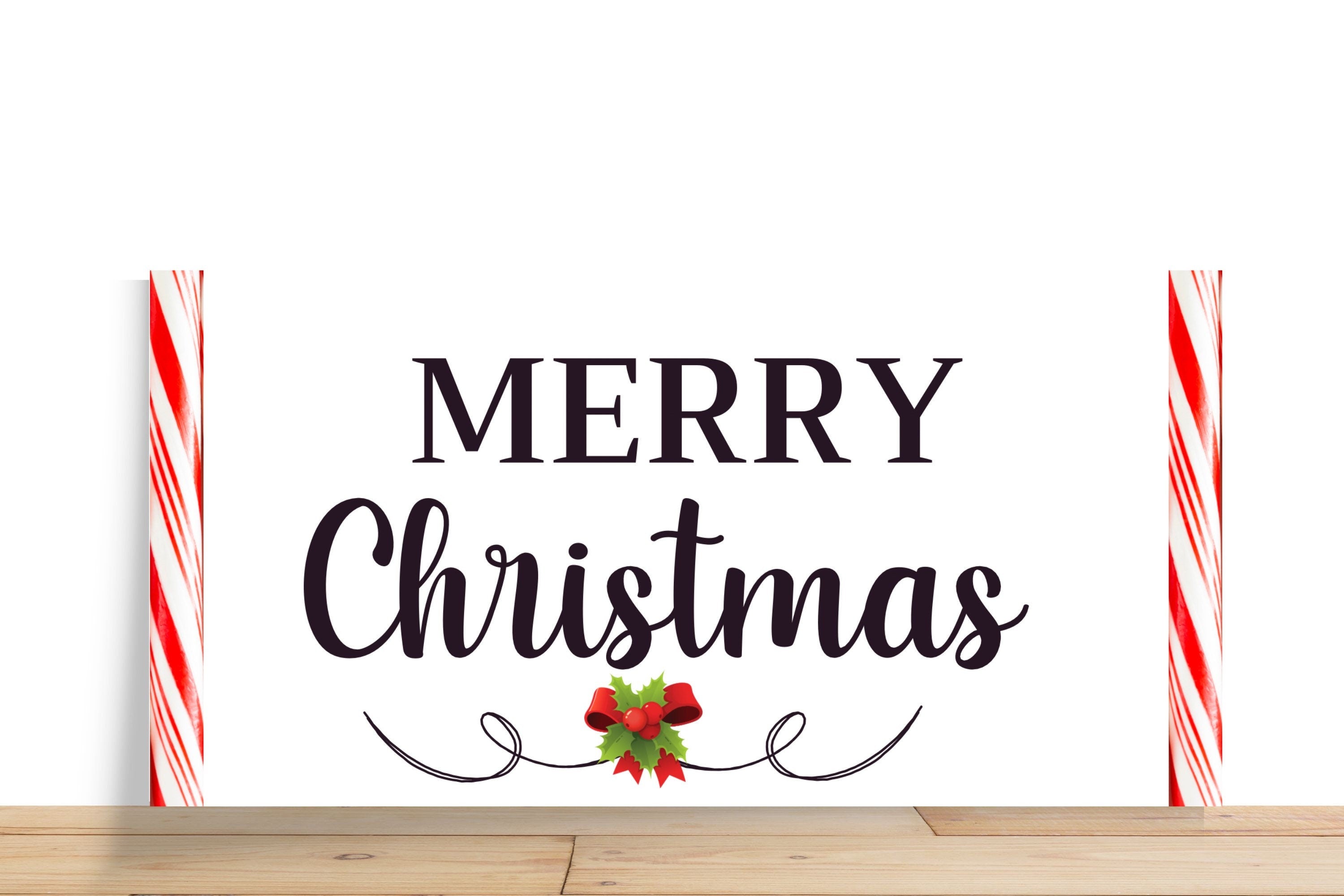 Christmas Wreath Sign, Merry Christmas Rectangular Metal Sign, Sign For Wreath, Desert Wreath Signs