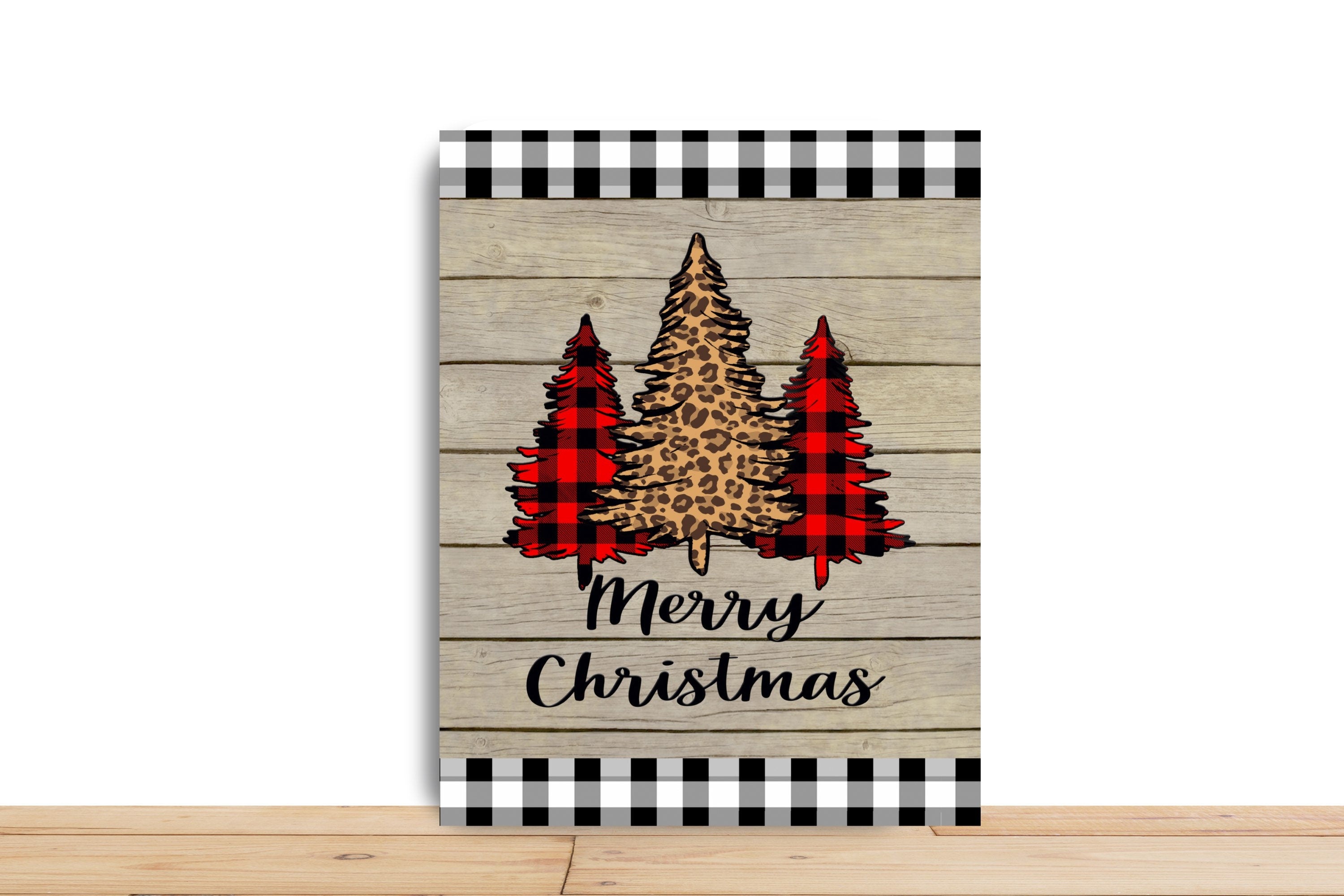 Christmas Wreath Sign, Merry Christmas Rectangle Metal Sign, Sign For Wreath, Desert Wreath Signs