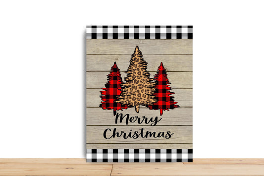 Christmas Wreath Sign, Merry Christmas Rectangle Metal Sign, Sign For Wreath, Desert Wreath Signs