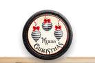 Christmas Sign, Merry Christmas Round Metal Sign, Sign For Wreath, Desert Wreath Signs