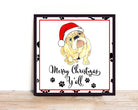 Christmas Wreath Sign, Merry Christmas Y’all Square Metal Sign, Sign For Wreath,Desert Wreath Signs