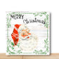 Christmas Wreath Sign, Frostys Winter Cafe Square Metal Sign, Sign For Wreath,Desert Wreath Signs