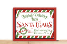 Christmas Wreath Sign, Special Delivery For Santa Claus Rectangle Metal Sign, Desert Wreath Signs