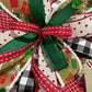 Christmas Wreath for your front door, Merry Christmas door decor, Traditional Christmas wreath, Woodland decorations