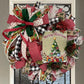 Christmas Wreath for your front door, Merry Christmas door decor, Traditional Christmas wreath, Woodland decorations