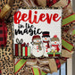 Christmas Wreath for your door, Snowman Believe In The Magic Christmas decor, Cheetah and Buffalo plaid holiday decorations