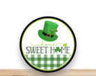 St Patrick’s Day Wreath Sign, Home Sweet Home Wreath Sign, Round Wreath Sign, Desert Wreath Signs