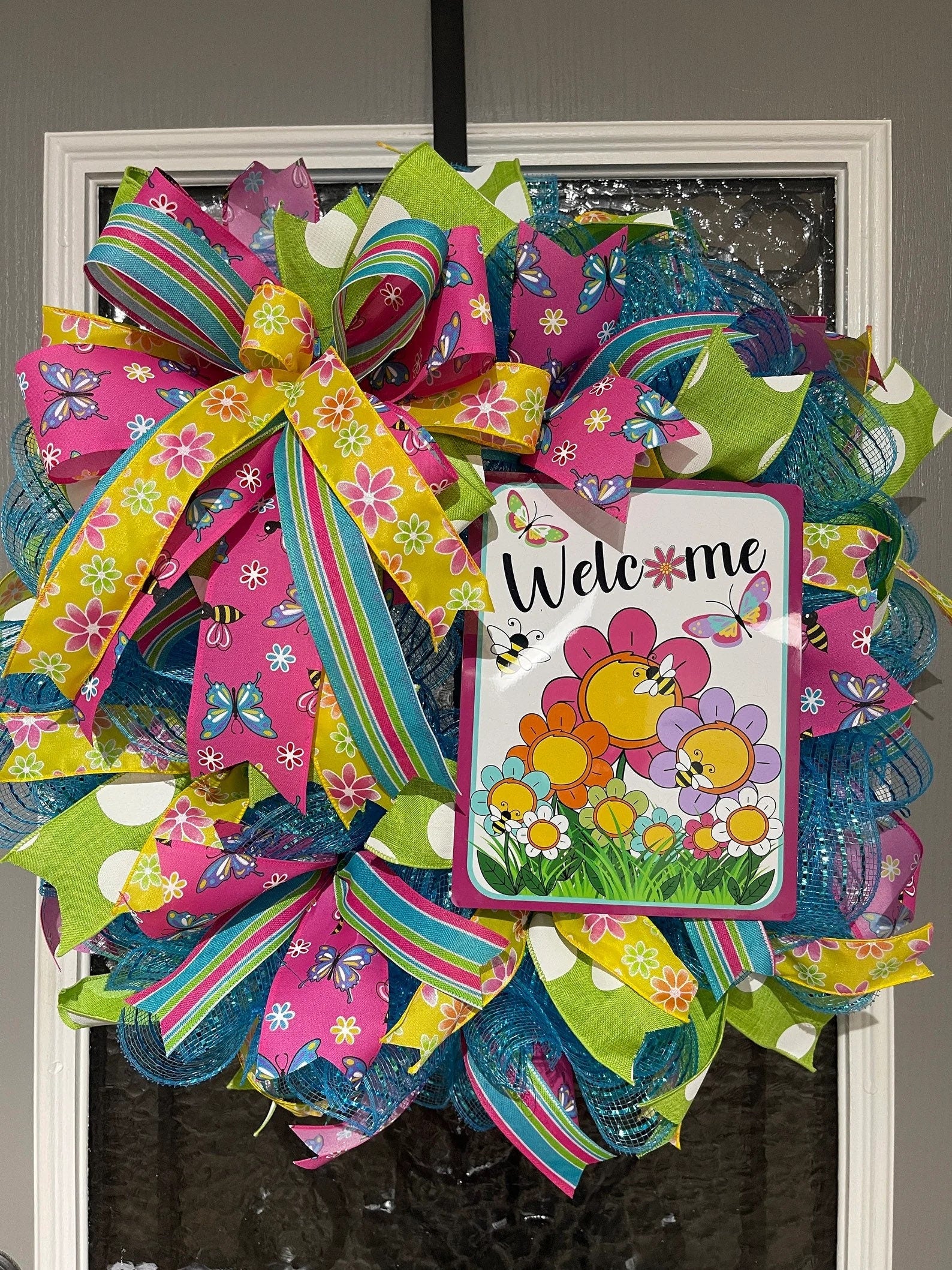 Spring Wreath Kit, Summer Wreath Kit, Welcome Wreath Kit, Wreath Kit, Wreath Supplies, Craft Supplies