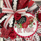 Valentine Wreath for your door, Be Mine Valentine Wreath, Farmhouse Wreath, Desert Wreath Creations