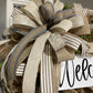 Neutral Wreath For Your Door, Everyday Wreath, Hobo Wreath, Natural Home Decor, Spring Decor