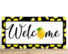 Lemon Wreath Sign, Welcome Lemon Wreath Sign, Summer Wreath Sign, Spring Sign For Wreath, Desert Wreath Signs