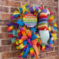 Gay Pride Wreath, LGBTQ Wreath, LGBTQIA Wreath, Rainbow Wreath, Everyday Wreath, Summer Decor, Spring Decor