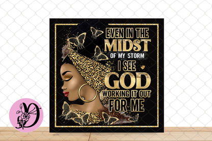 Black History Wreath Sign, Cultural Wreath Sign, Celebrate Black History, Square Metal Sign, sign For Wreath, Desert Wreath Signs