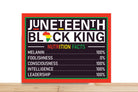 Juneteenth Wreath Sign, Juneteenth Black King Wreath Sign, Rectangle Metal Sign, Black History Wreath Sign