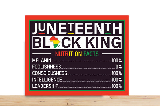 Juneteenth Wreath Sign, Juneteenth Black King Wreath Sign, Rectangle Metal Sign, Black History Wreath Sign