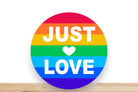 Guy Pride Wreath Sign, LGBTQ Wreath Sign, Round Metal Sign, Sign For Wreath, Desert Wreath Signs