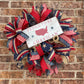 Patriotic Wreath, Proud To Be American Wreath, Memorial Wreath, fourth Of July Wreath, Veterans Day Wreath, Patriotic Décor