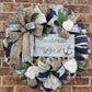 Spiritual Wreath, Inspirations Wreath, Anchored In The Lord Wreath, Home Decor,