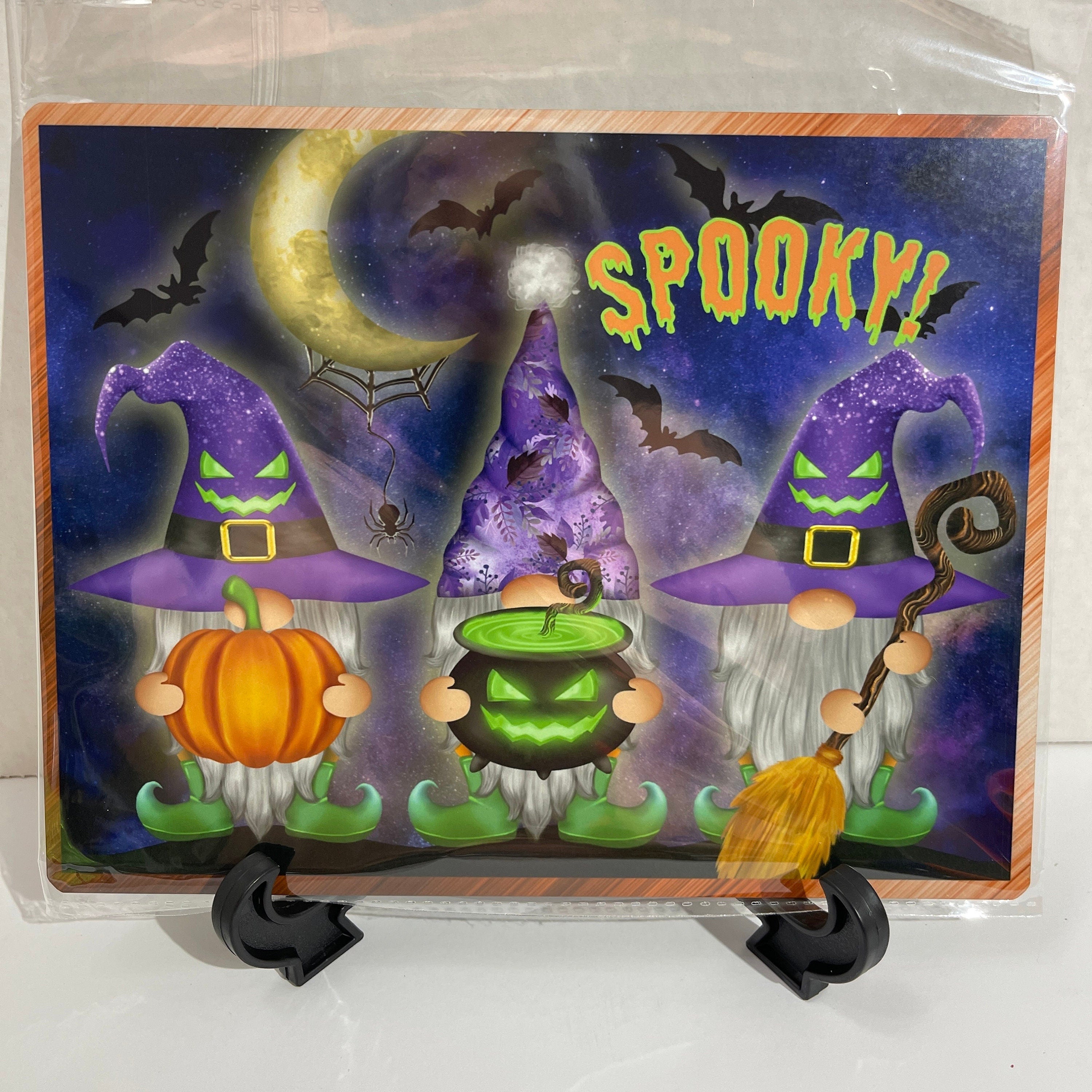 Halloween Gnome Wreath Kit, Spooky Wreath Kit, Gnome Wreath Kit, Craft Kit. DIY Kit