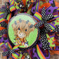 Halloween Highland Cow Wreath, Halloween Wreath, Halloween Decorations