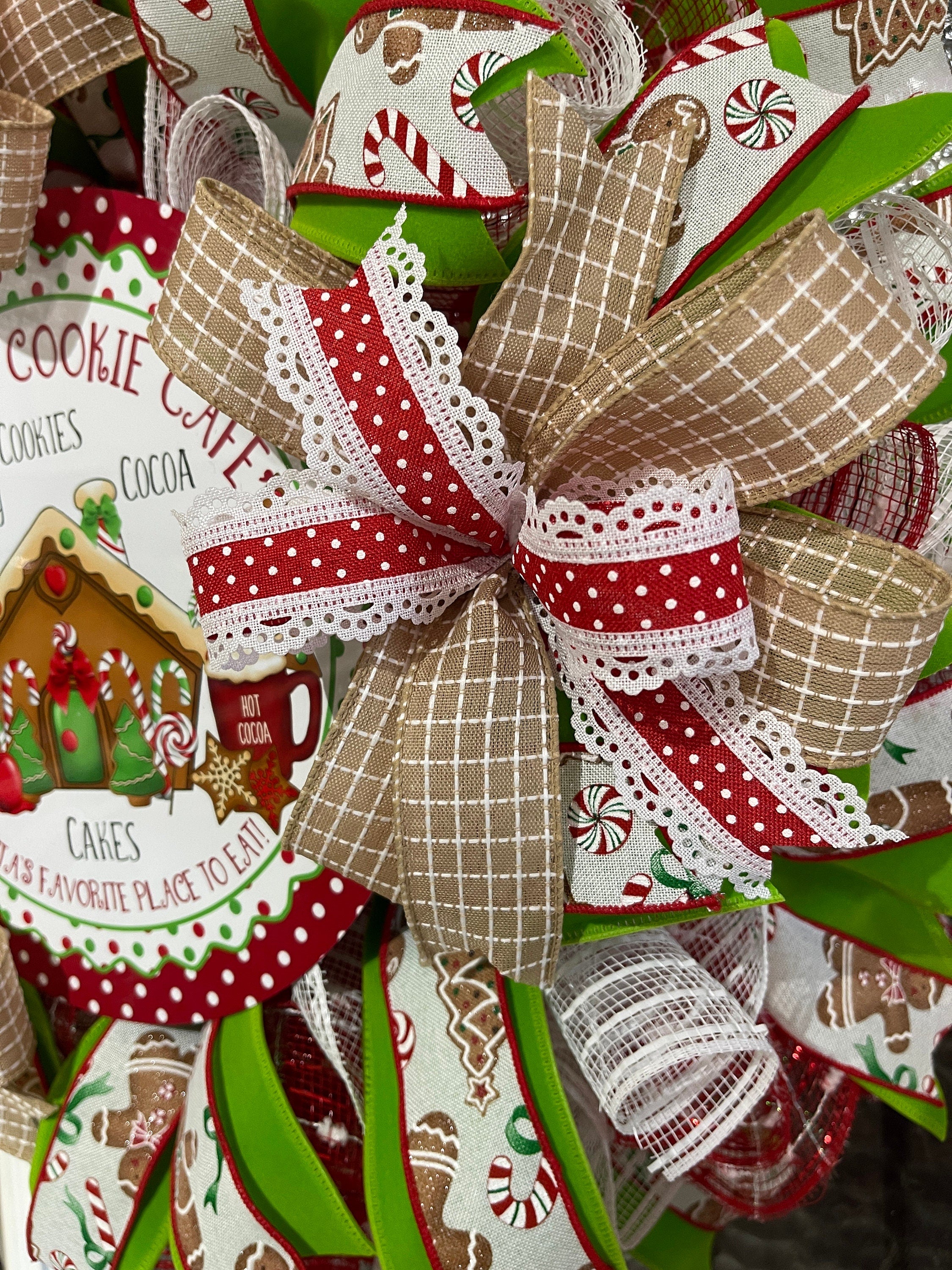 Christmas Wreath, Christms Cookie Cafe, Hoilday Decorations