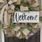 Neutral Wreath For Your Door, Everyday Wreath, Hobo Wreath, Natural Home Decor, Spring Decor