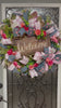 Welcome Wreath For Your Door, Spring Floral Wreath, Mother’s Day Wreath, Spring Decor